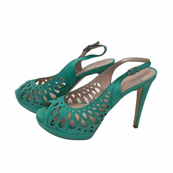 BCBGeneration Duncan Peep Toe Slingback Sz 9M - Picture 9 of 11